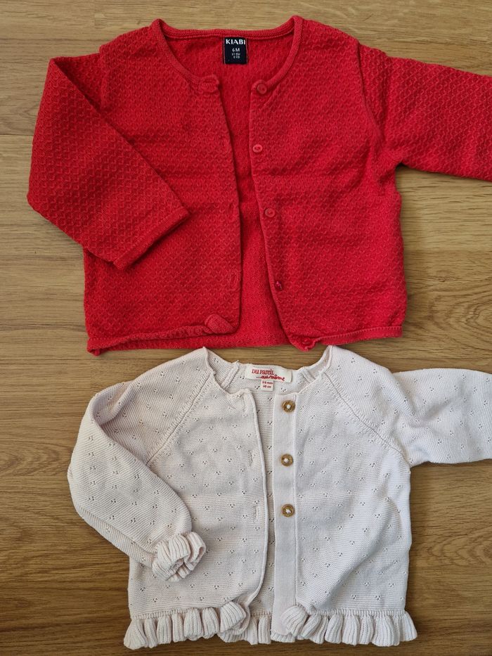Lot 2 vestes 6 mois - photo numéro 2