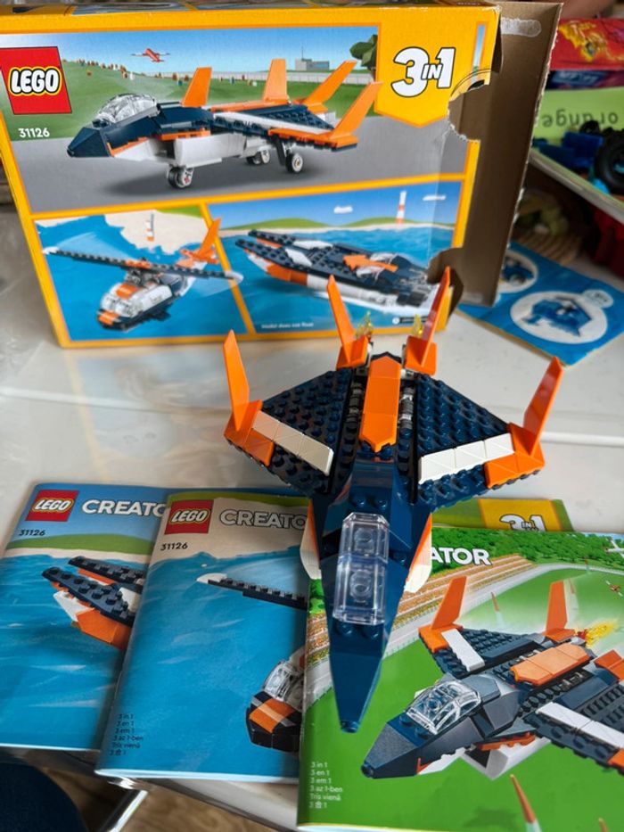 LEGO Creator 3in1 Supersonic-Jet 31126 - photo numéro 3