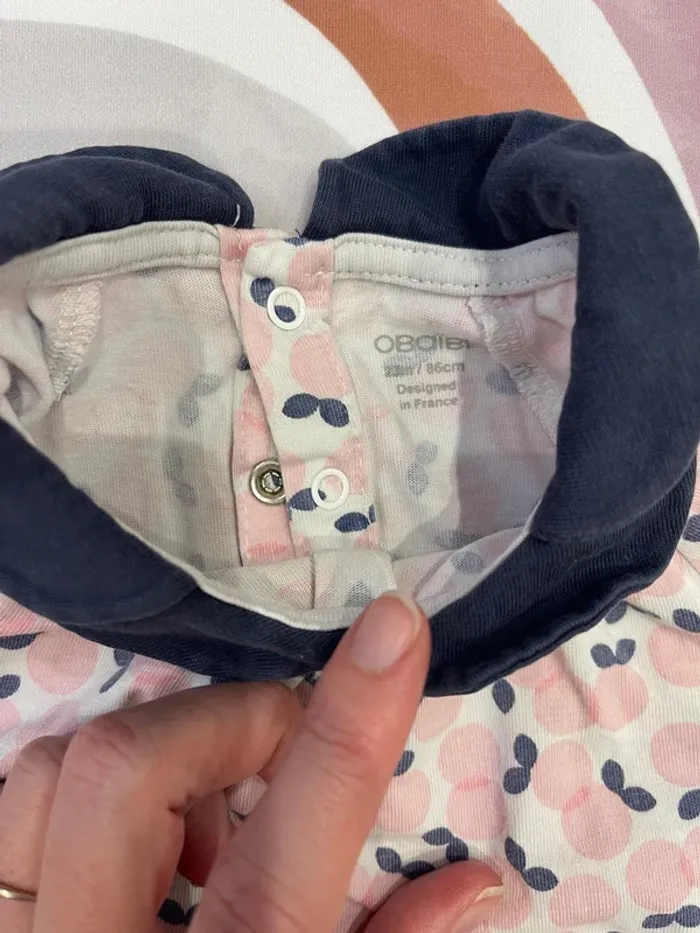 Lot de 4 t-shirts bébé fille - Obaïbi - 23 mois / 86 cm - photo numéro 7