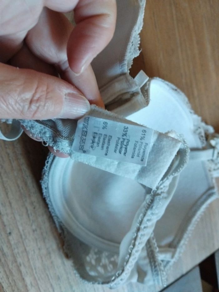 Soutien gorge blanc cassé - photo numéro 6