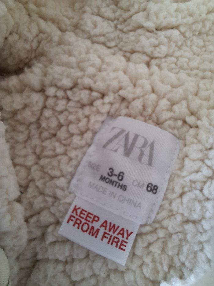 Manteau intérieur molletonné Zara 6 mois - photo numéro 2