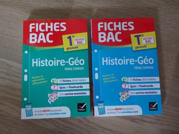 Fiches BAC - Histoire Géographie - 1re & Tle