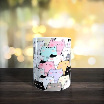 Mug chats mélangés