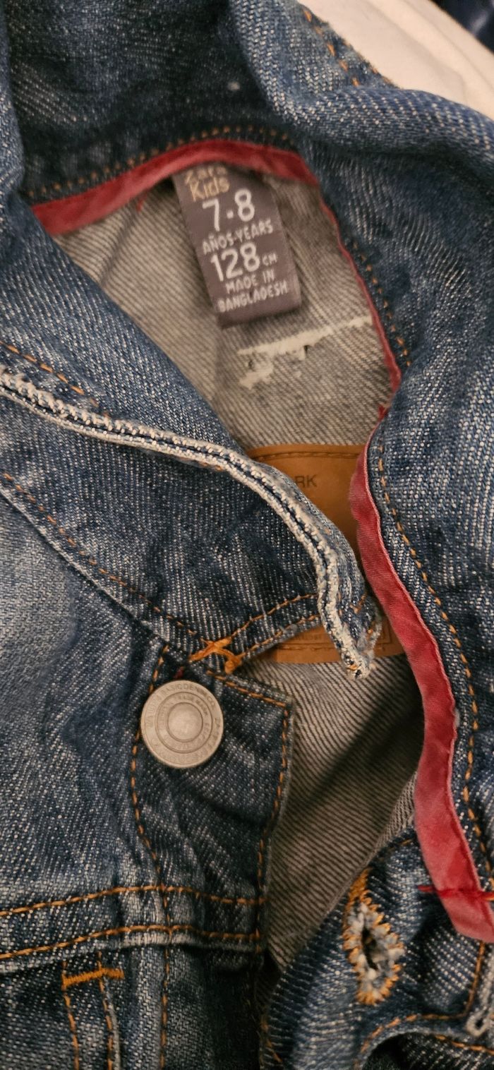 Veste jeans 7 8 ans - photo numéro 2