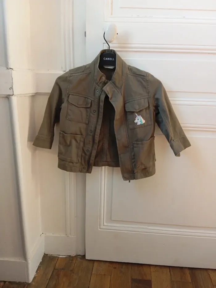 Veste en jean style worker