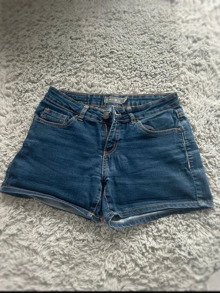 Short en jeans taille 34 eur