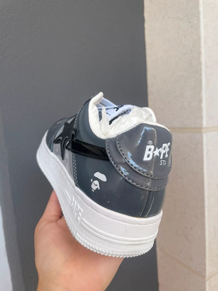 Baskets A Bathing Ape BAPE Sta Low Noir et blanc - photo numéro 8