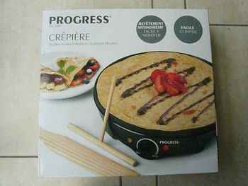 Crêpière électrique Progress neuve