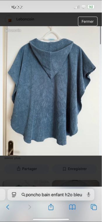 Poncho H2o bébé enfant