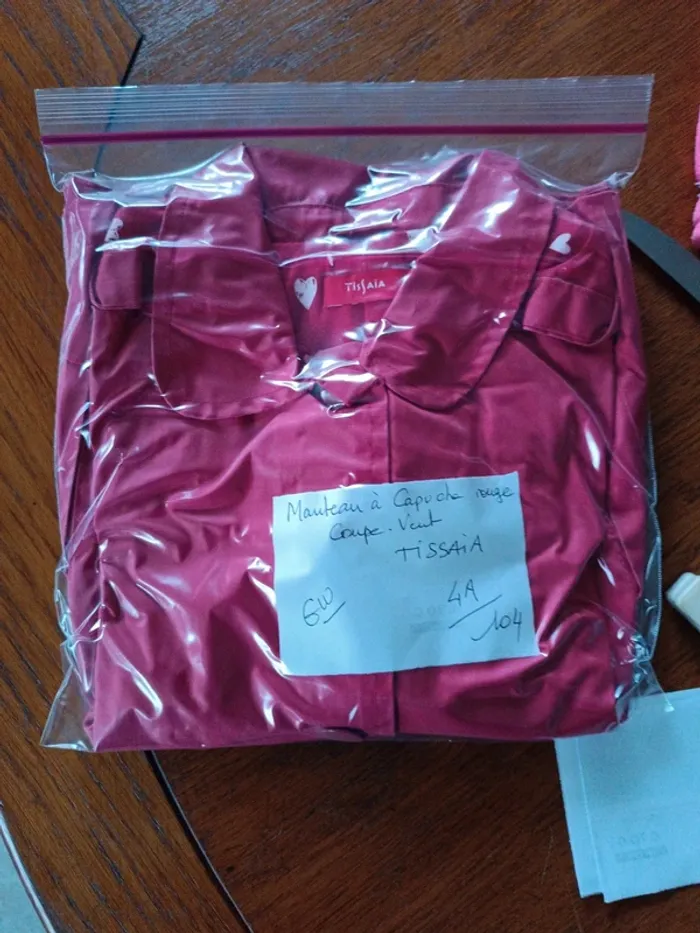 Manteau coupe-vent à capuche Tissaia 4A - photo numéro 8