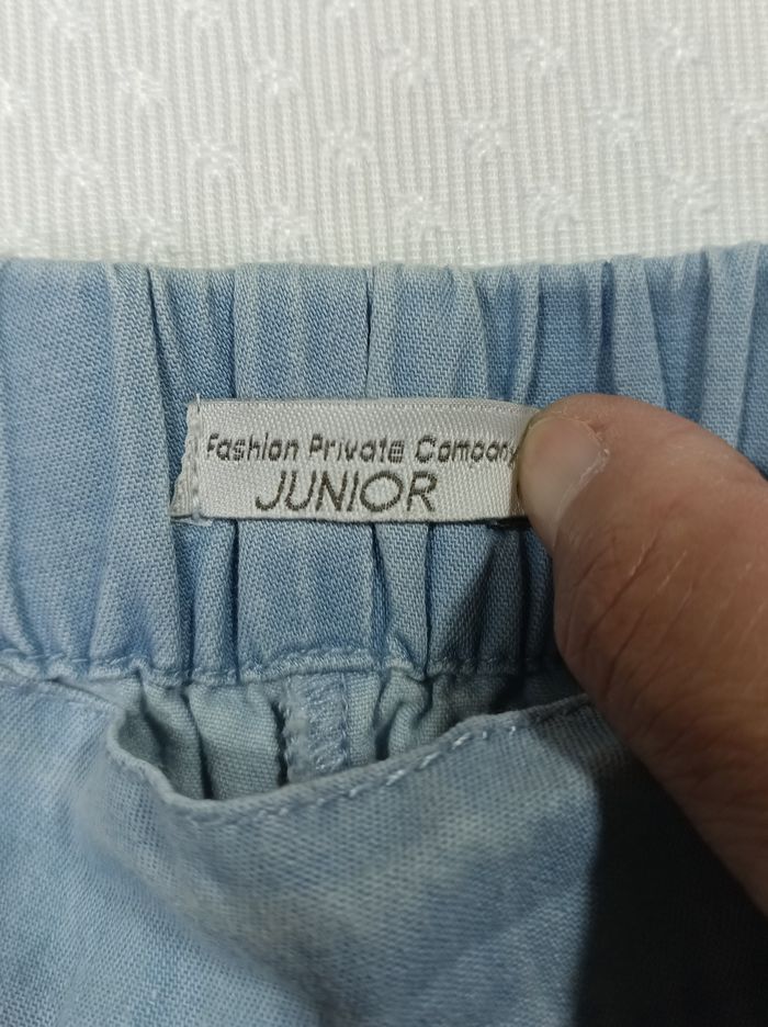 👖 Pantalon fille 12 ans – Fashion Private Company – Bleu clair - photo numéro 8