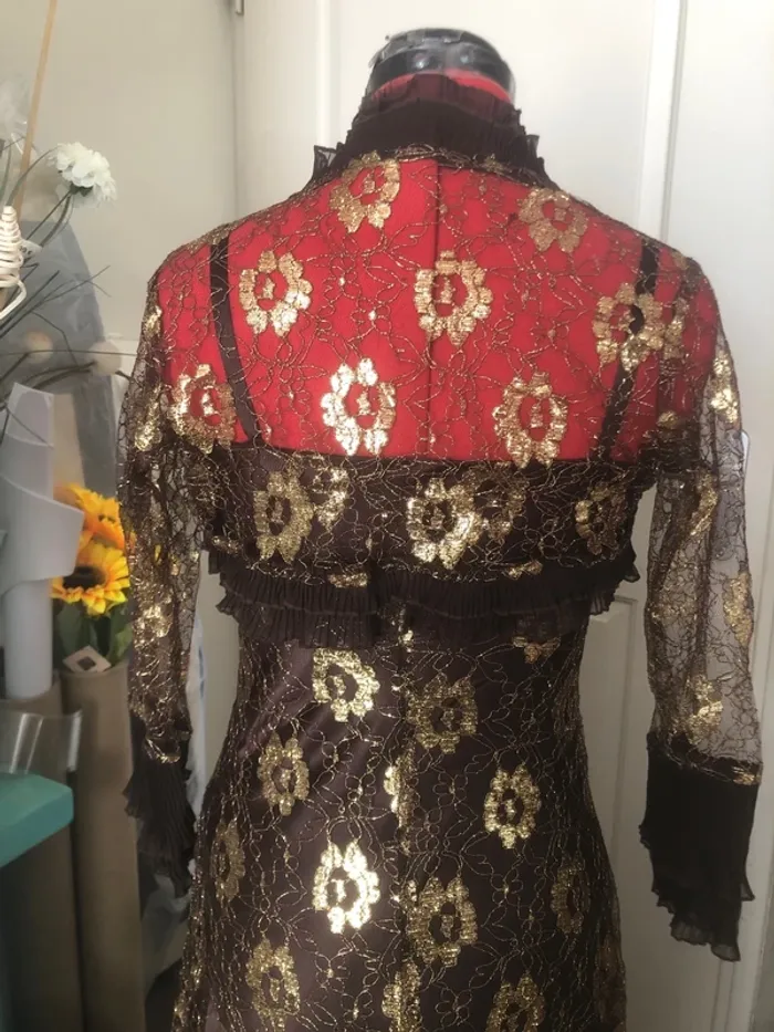 Robe de soirée avec boléro T36/38 femme 👗 - photo numéro 17