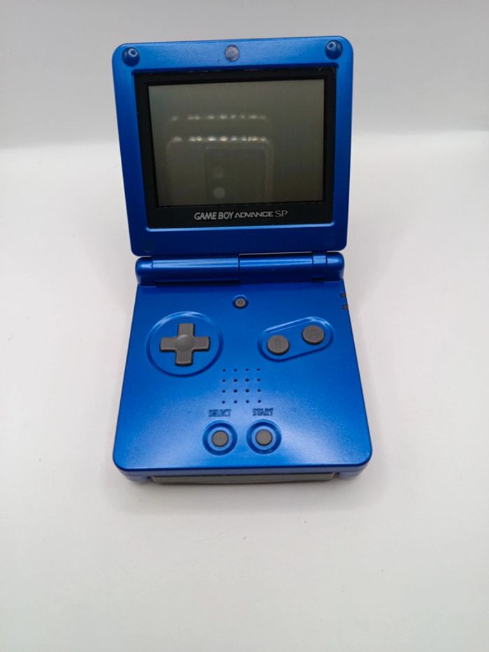 Game boy advance SP Bleu métal vendu en loose - photo numéro 7