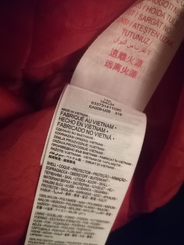 Veste légère zippée Levi's garçon 14 ans - photo numéro 7