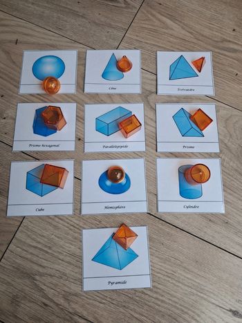 Cartes nomenclature + volumes solides géométrie