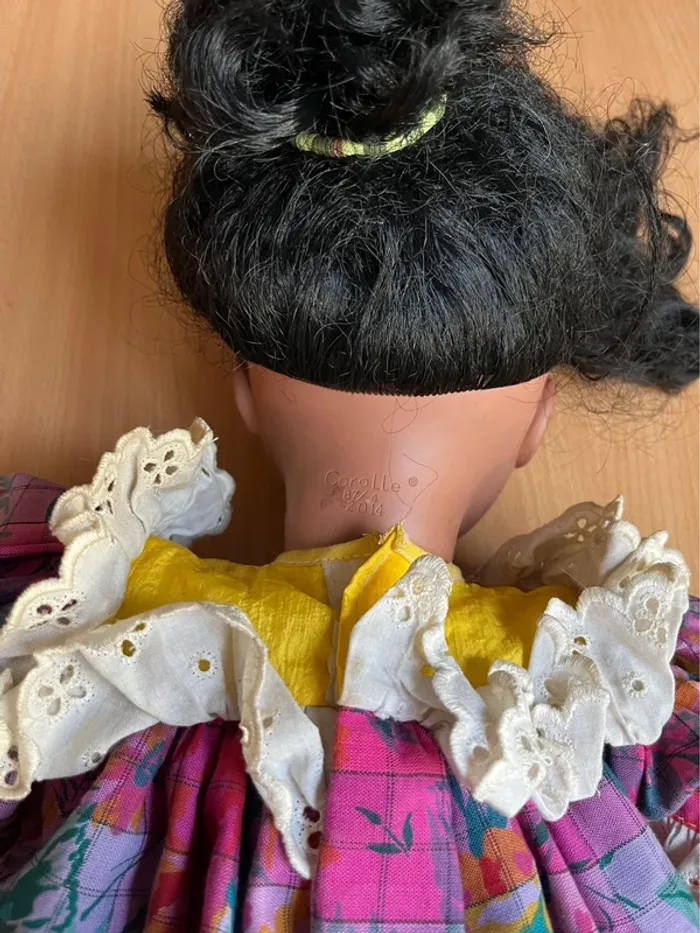 Poupée Corolle Canelle – 52 cm – 1989 – Très bon état – Robe d’origine - photo numéro 4