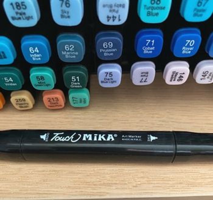 Marqueurs à alcool et rangement neufs - photo numéro 2