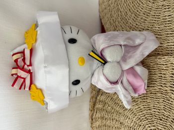 Peluche poupée Sanrio Hello Kitty mariage japonais McDonalds 1999