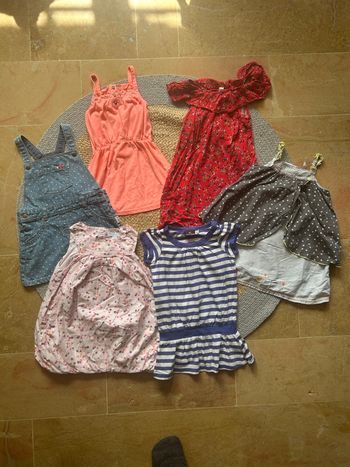 Lot de  6 robes été 24 mois 