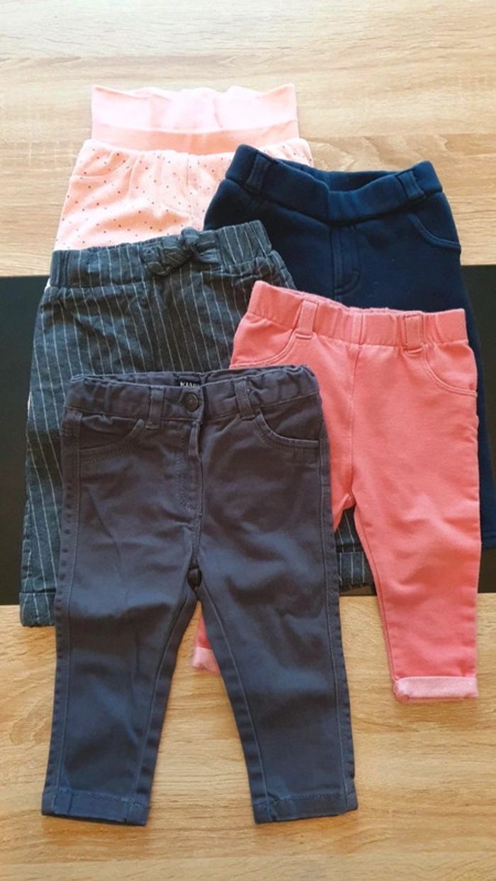 Lot de 5 pantalons 9 mois