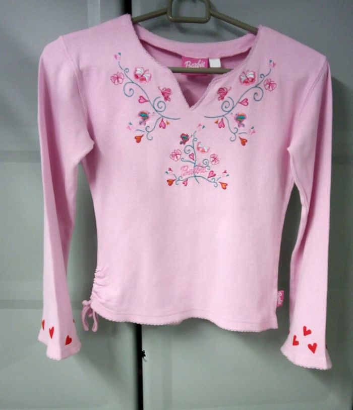 Tee-shirt Barbie 10ans - photo numéro 3