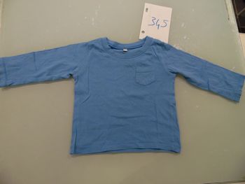 t-shirt manche longue bleu 12 mois  Disney mickey