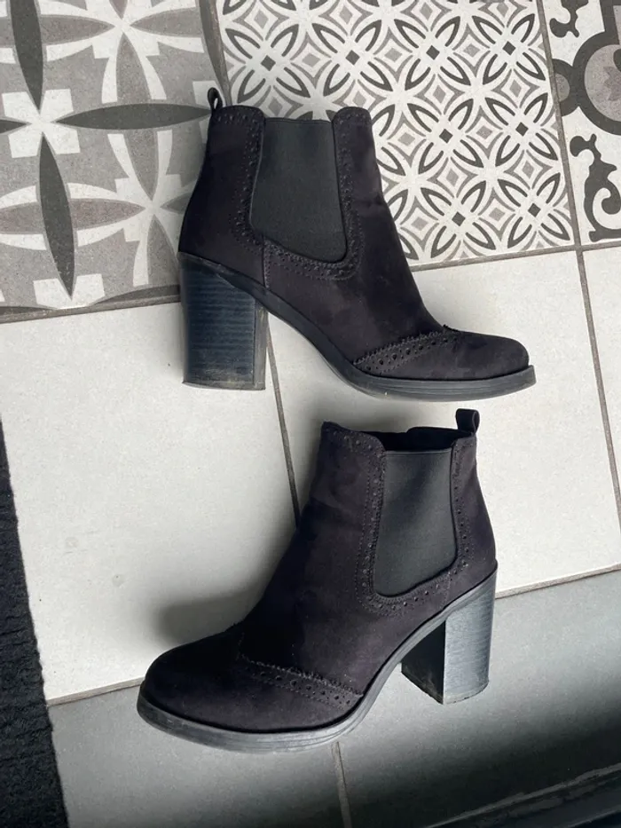 Bottes daim femme 38 - photo numéro 6