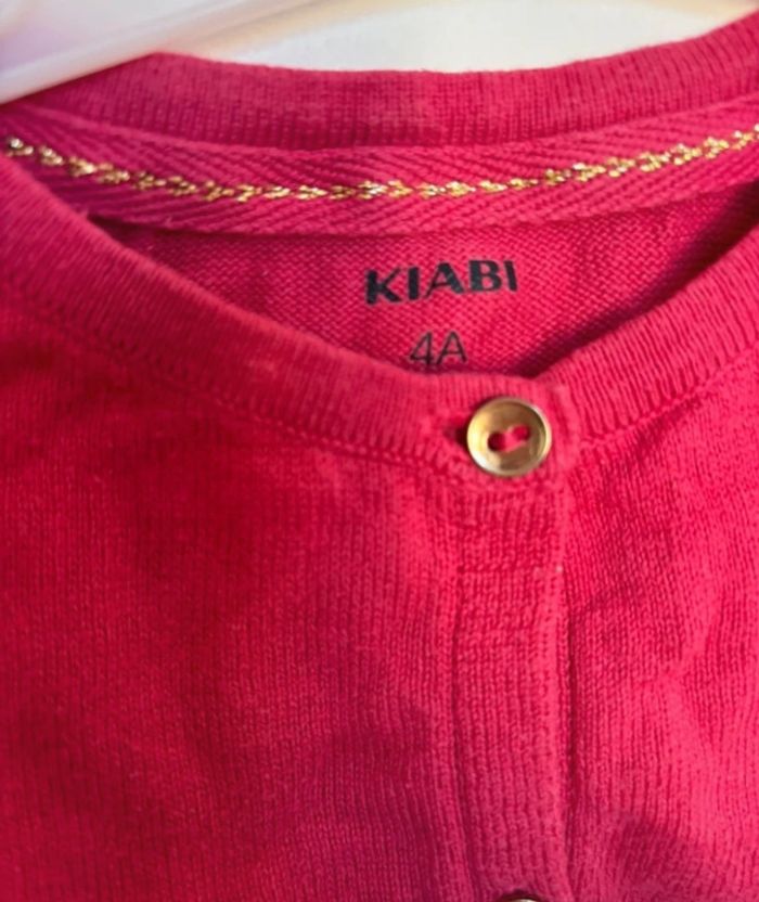 Gilet Kiabi fille taille 4 ans rose - photo numéro 2