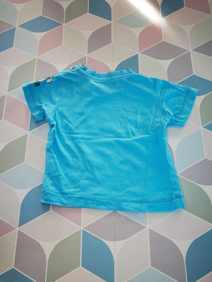 D3569 - lot de 3 tee-shirt garçon 6 mois - photo numéro 6