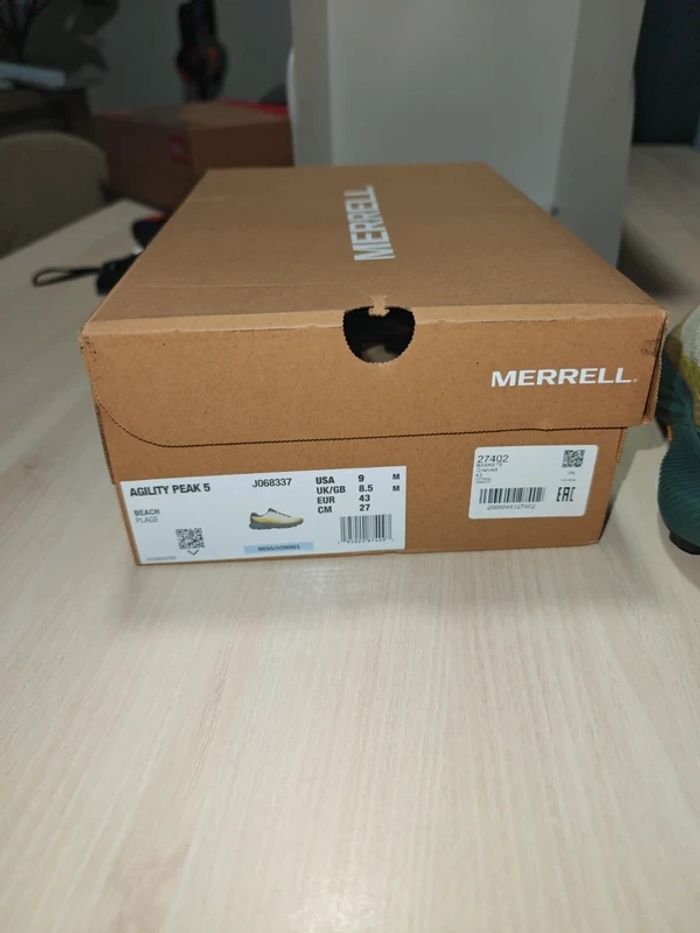 Merrell Agility Peak 5 - Chaussures de running - beach neuf en 43 - photo numéro 10