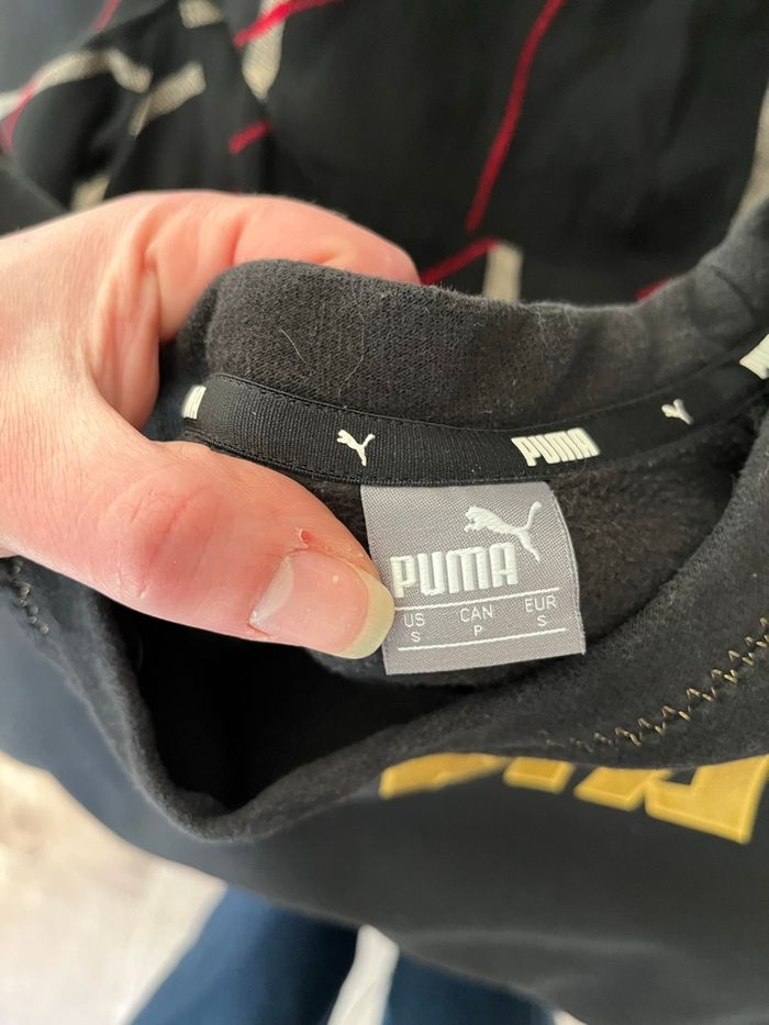 Sweat noir puma taille S 36 - photo numéro 6