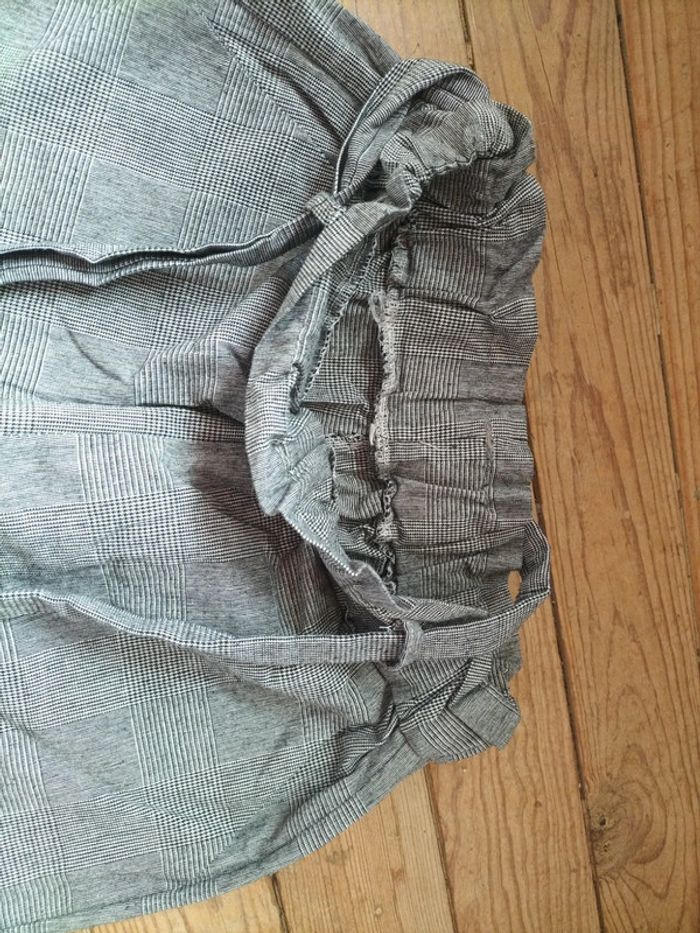 Pantalon femme fin a carreaux - photo numéro 2