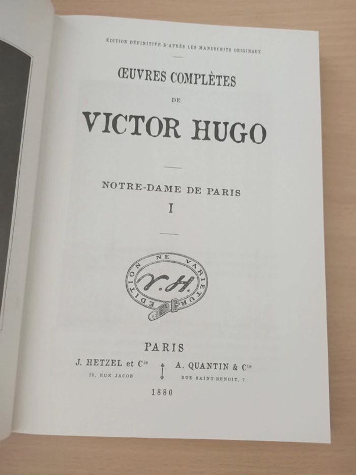 Livre notre dame de paris (victor Hugo / collection hetzel) - photo numéro 9
