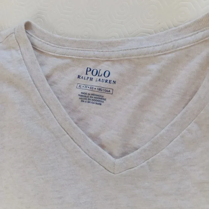 Polo Ralph Lauren T-shirt Pour Hommes Taille XL Couleur Beige Clair - photo numéro 3