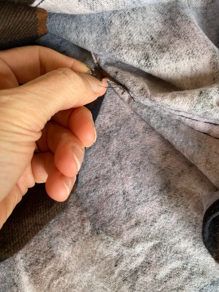 Chemise In Extenso marron et noire à gros carreaux taille M - photo numéro 13