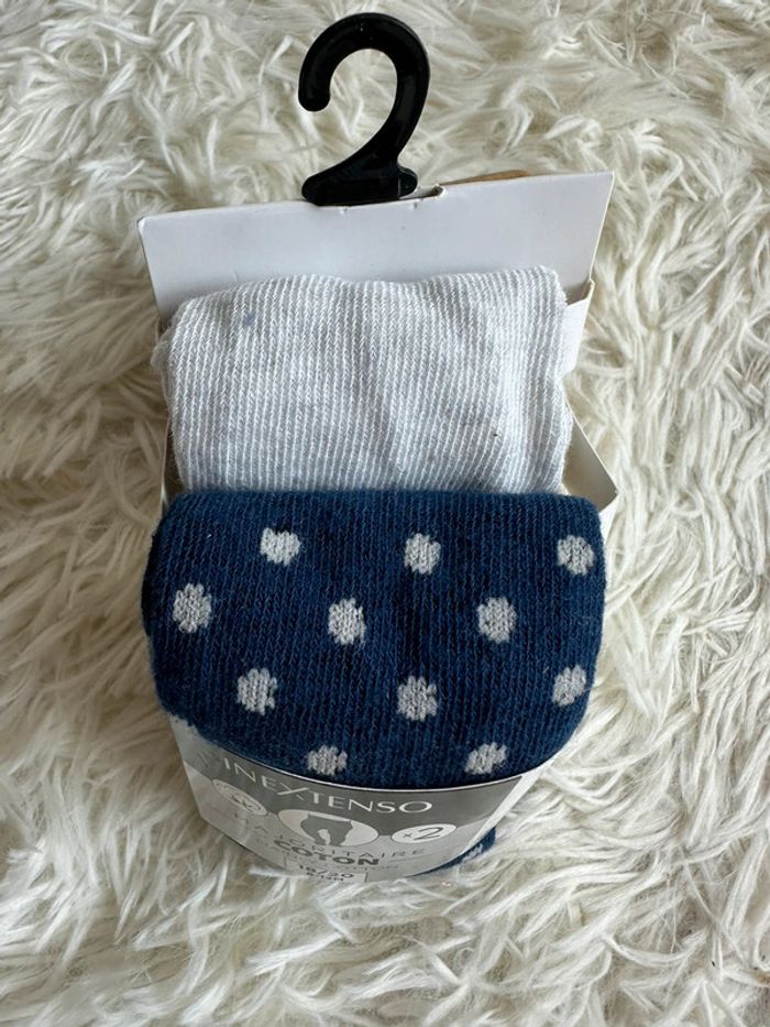 Lot de 2 paires de collants in extenso taille 18-20 - photo numéro 3