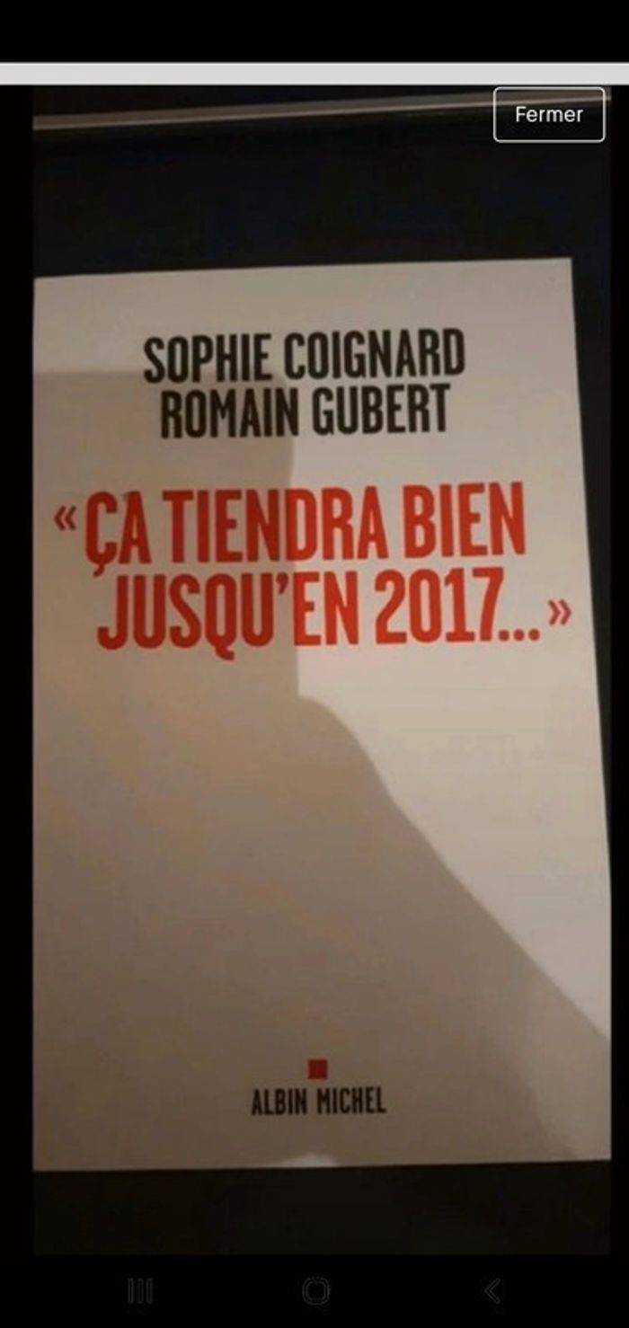 Ça tiendra bien jusqu'en 2017