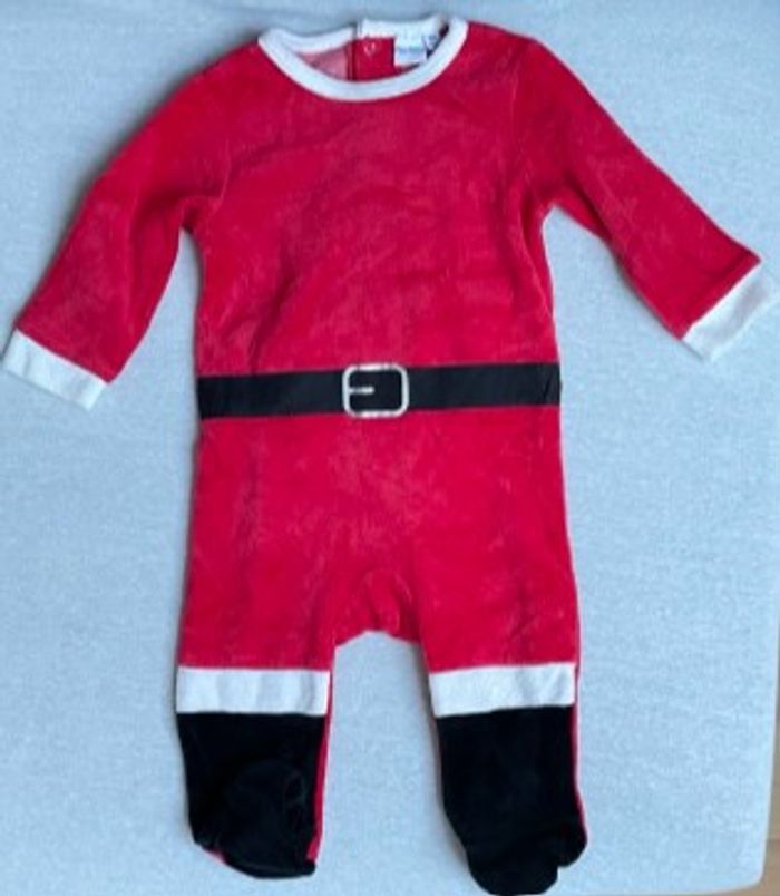 Dors bien / Grenouillère / Pyjama + Bonnet de Noël 71cm 9m - photo numéro 2