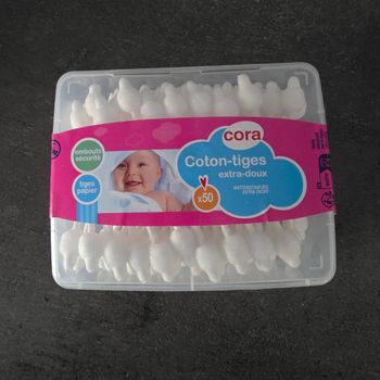 Boîte de coton tige bébé