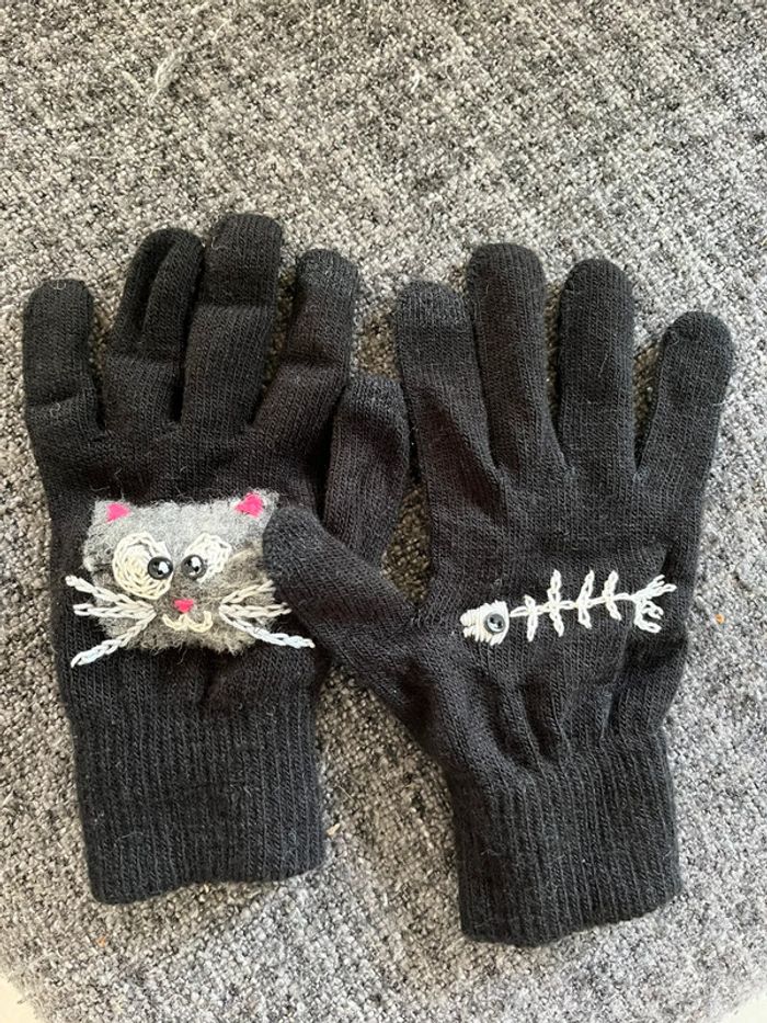 Gants chat taille unique - photo numéro 2