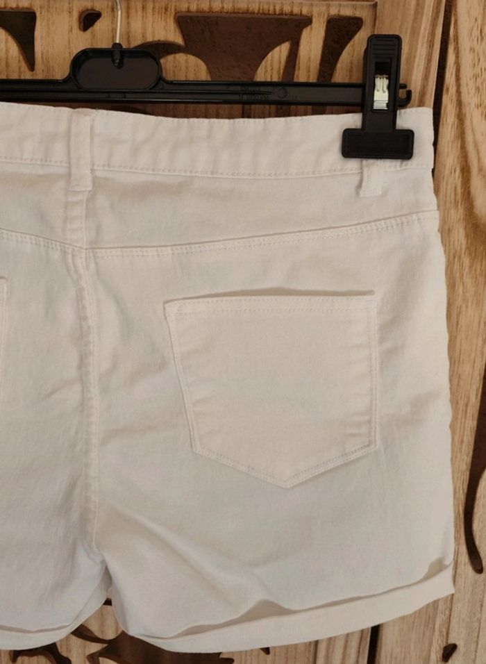 Short blanc à revers T 40 Denim co - photo numéro 9