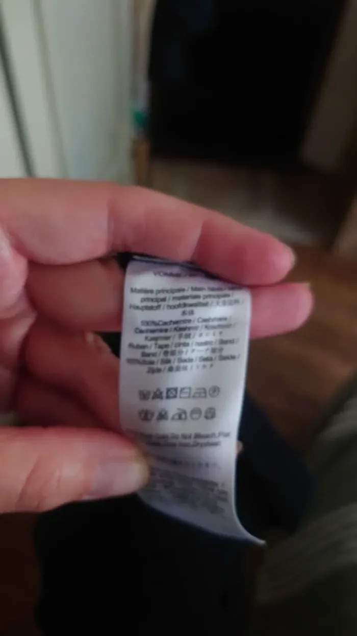 Robe pull noire Comptoir des Cotonniers en cachemire t 36 S - photo numéro 10