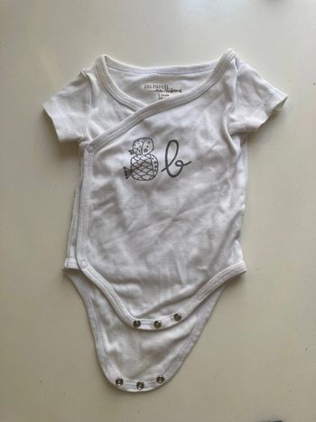 Body manches courtes 2 mois Du pareil au même