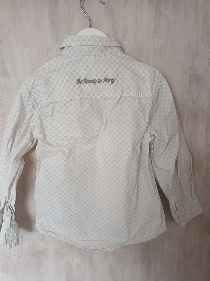 Chemise Garçon 6 ans Backfield blanc/ gris - photo numéro 2