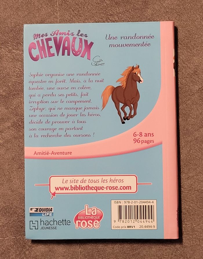 Mes amis les chevaux, tome 5 - Une randonnée mouvementée Sophie Thalmann - photo numéro 2