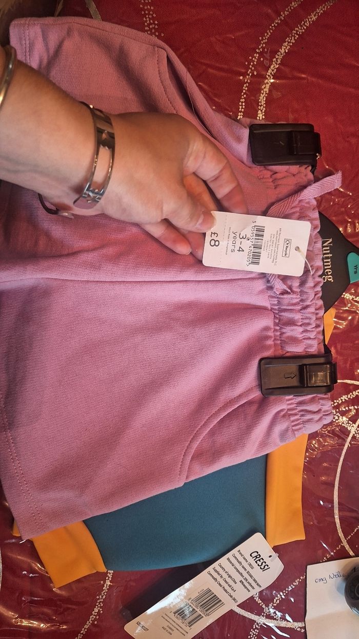 Short rose claire 3 4 ans uni coton - photo numéro 2