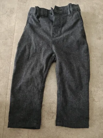 Pantalon habillé H&M bleu 80cm