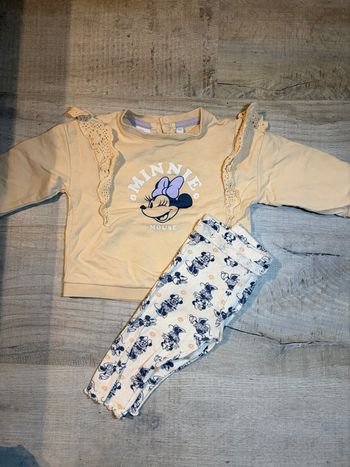 ensemble minnie - taille 6 mois