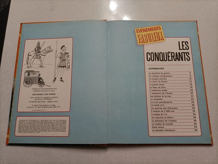 Livre les conquérants événement fabuleux - photo numéro 3