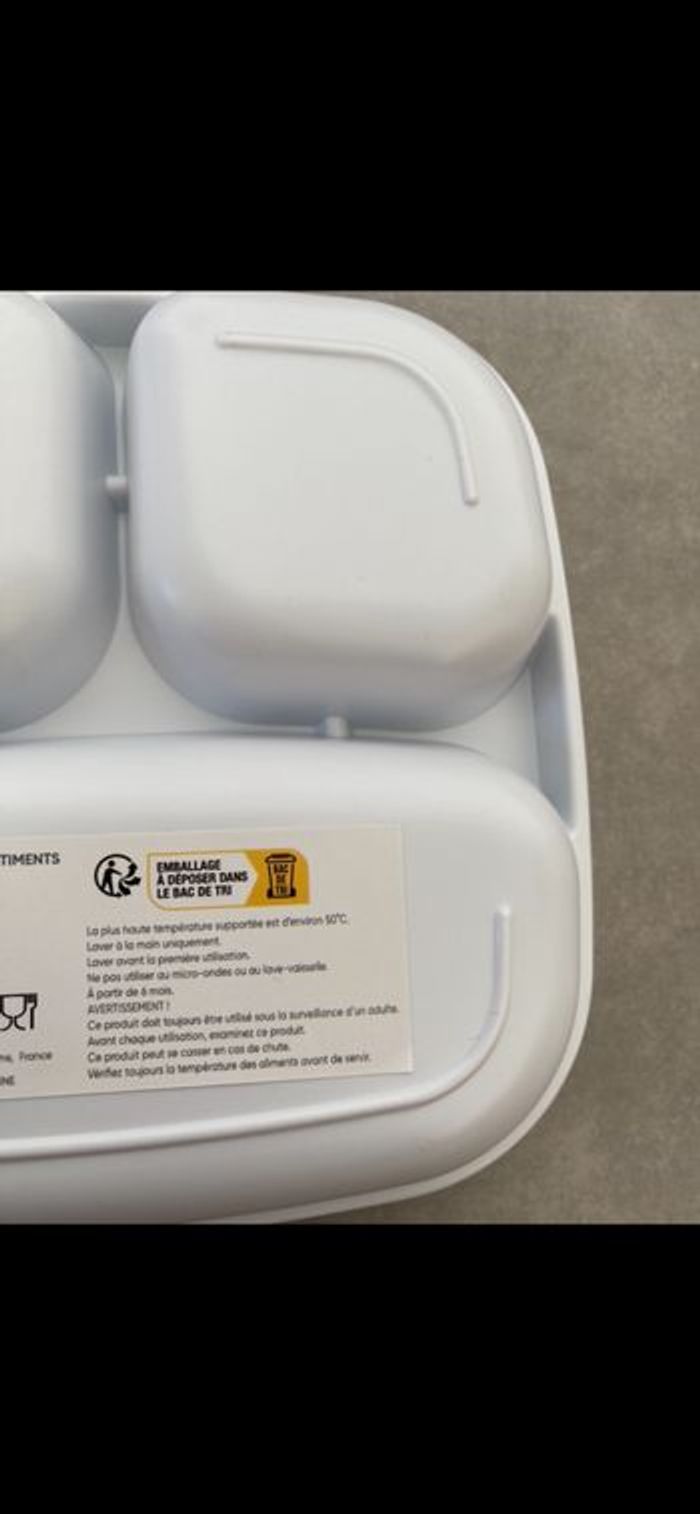 Assiette à compartiments mélamine Dinosaure 🦖 - photo numéro 8